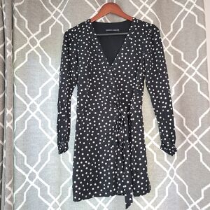 Polka Dot Wrap Dress Abercrpmbia And Fitch Y2K 90's Style Vibes